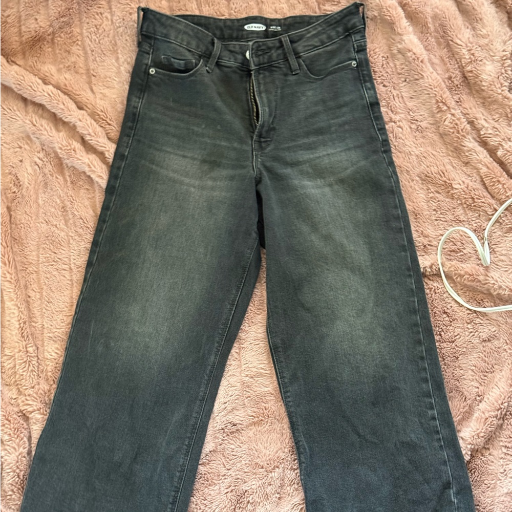 wide leg cropped jeans